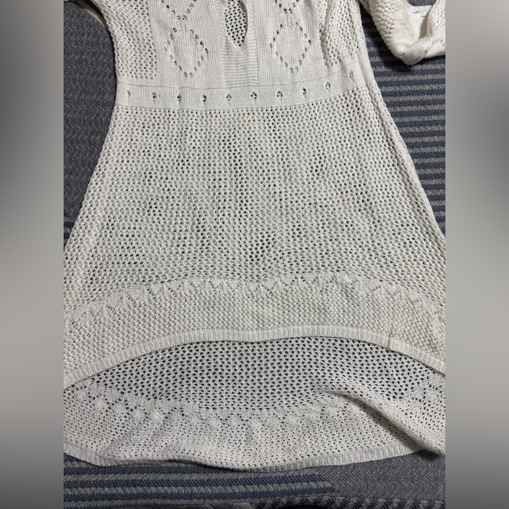 ✨SOLD✨Cupshe Cream Crochet Dress - Picture 5 of 11